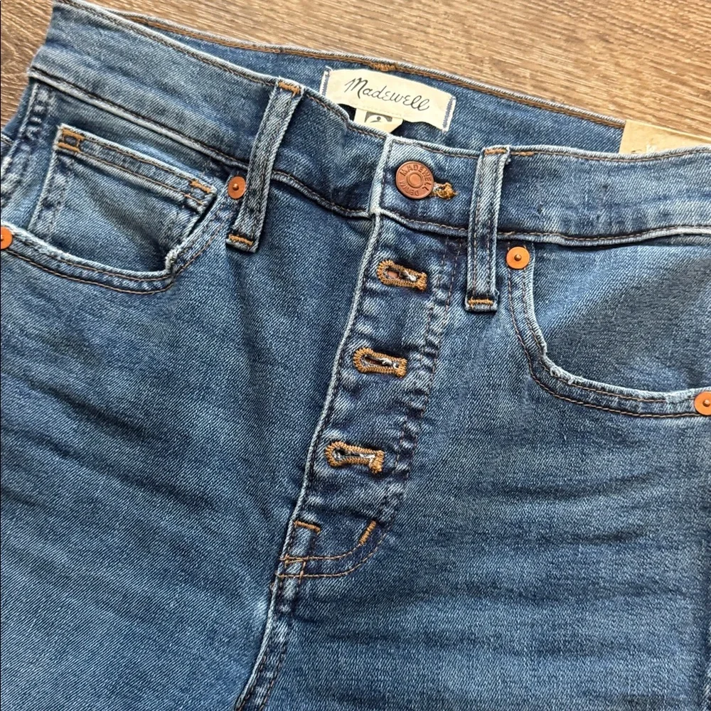 Madewell 10”‎ high rise skinny 25P NWT